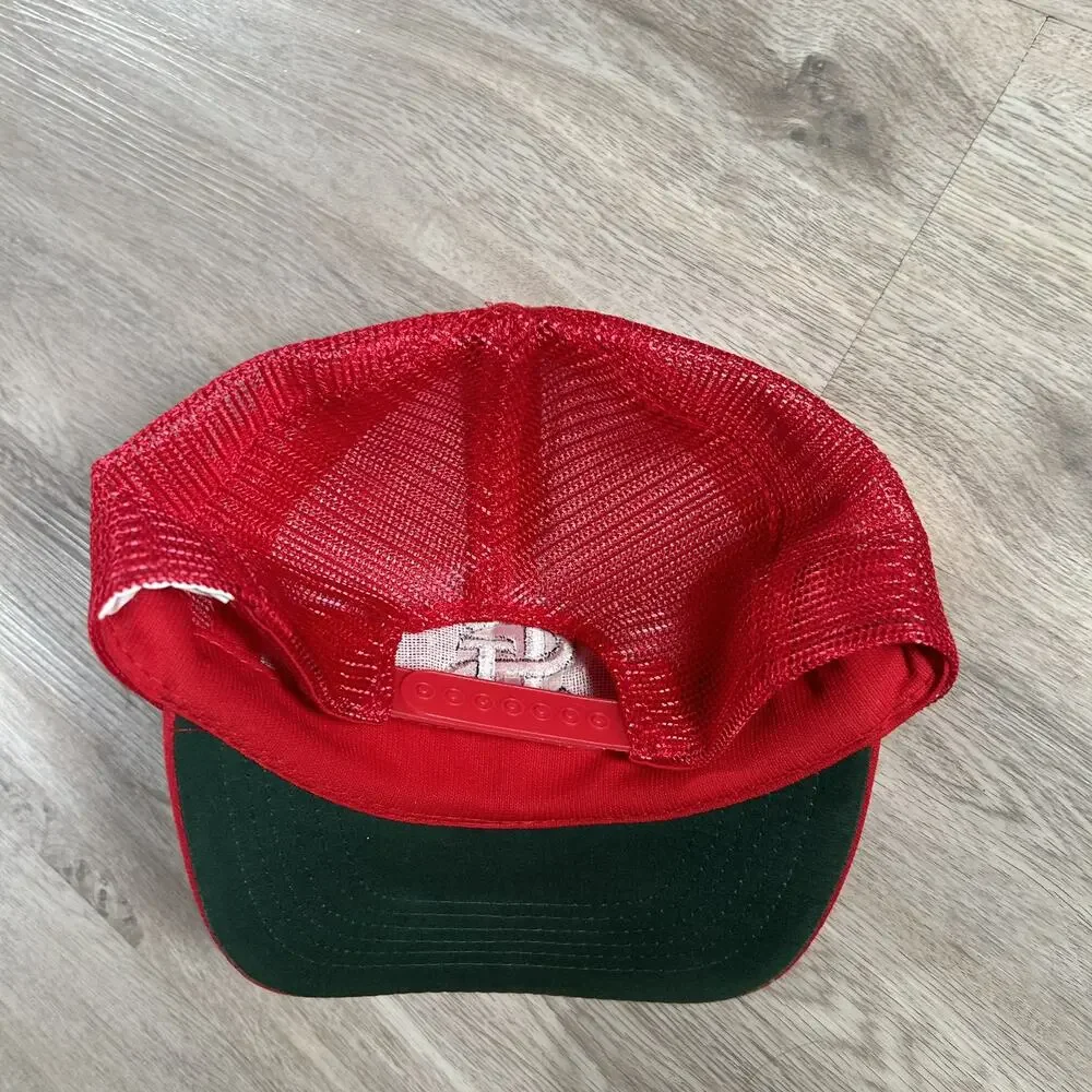 Vintage St.‎ Louis Cardinals Hat Snapback MLB Baseball Universal Red Trucker Cap